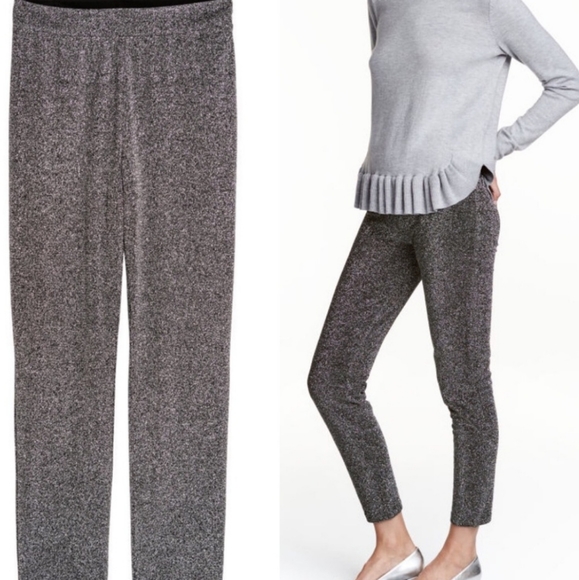 H&M Pants - *NWT* Metallic pants
